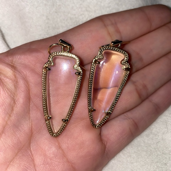 Kendra Scott Skylar Earrings Clear Iridescent - Picture 3 of 5